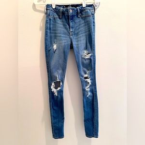 Hollister Blue Jeans midrise Jean Leggings 1R W25 L28